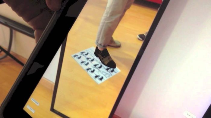 Augmented reality shoes